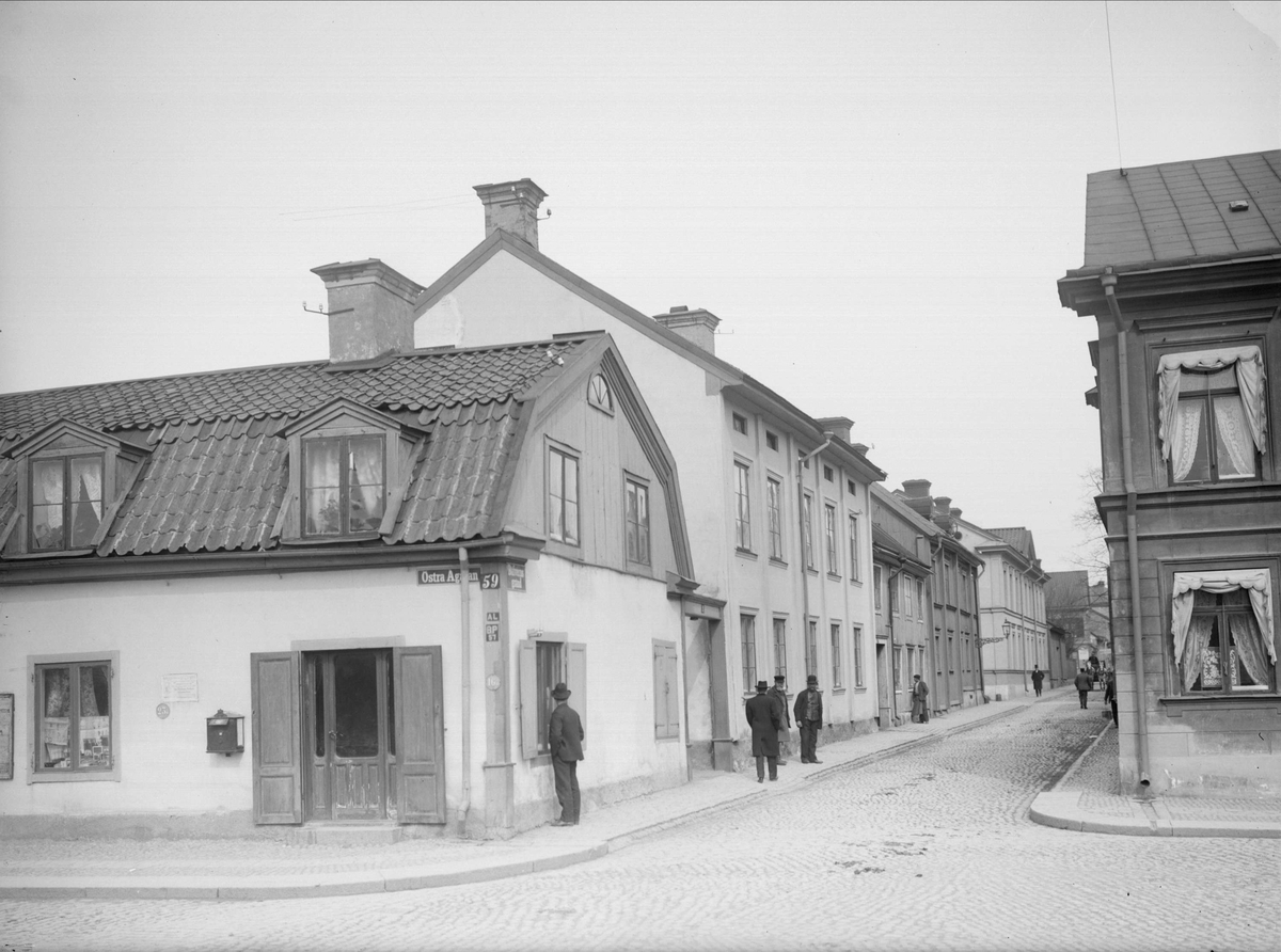Bäverns gränd mot nordöst 1901